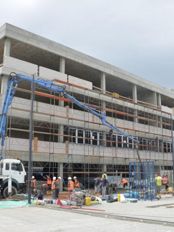 Site health and safety: construction of a Lidl store, Velika Gorica