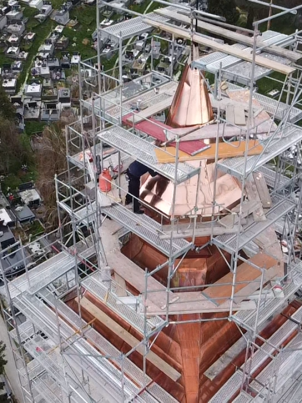Technical advisory services and site health and safety: seismic retrofit of the Chapel of St Michael, Vugrovec